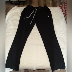 Figs Black  womens yola scrub Pants
